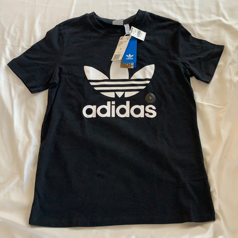 adidas back graphic tee shirt